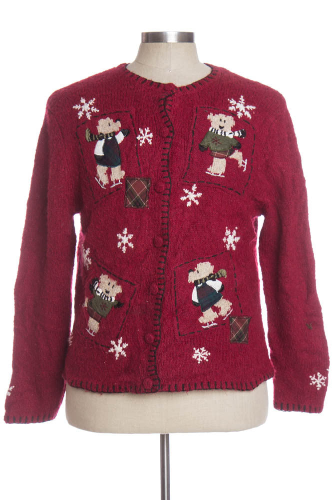 Red Ugly Christmas Cardigan 34077