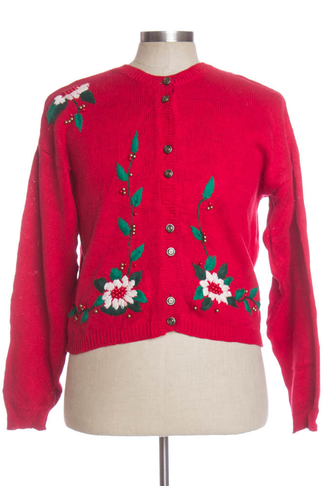 Red Ugly Christmas Cardigan 34134