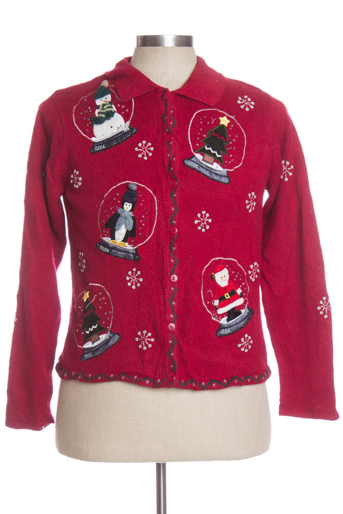 Red Ugly Christmas Cardigan 34141