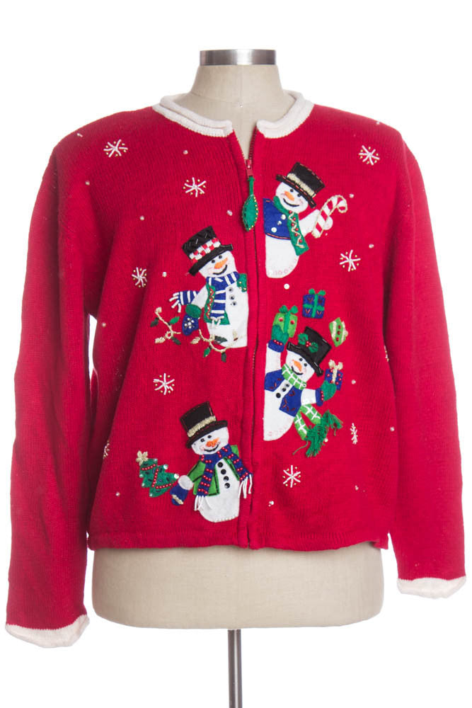 Red Ugly Christmas Cardigan 34150