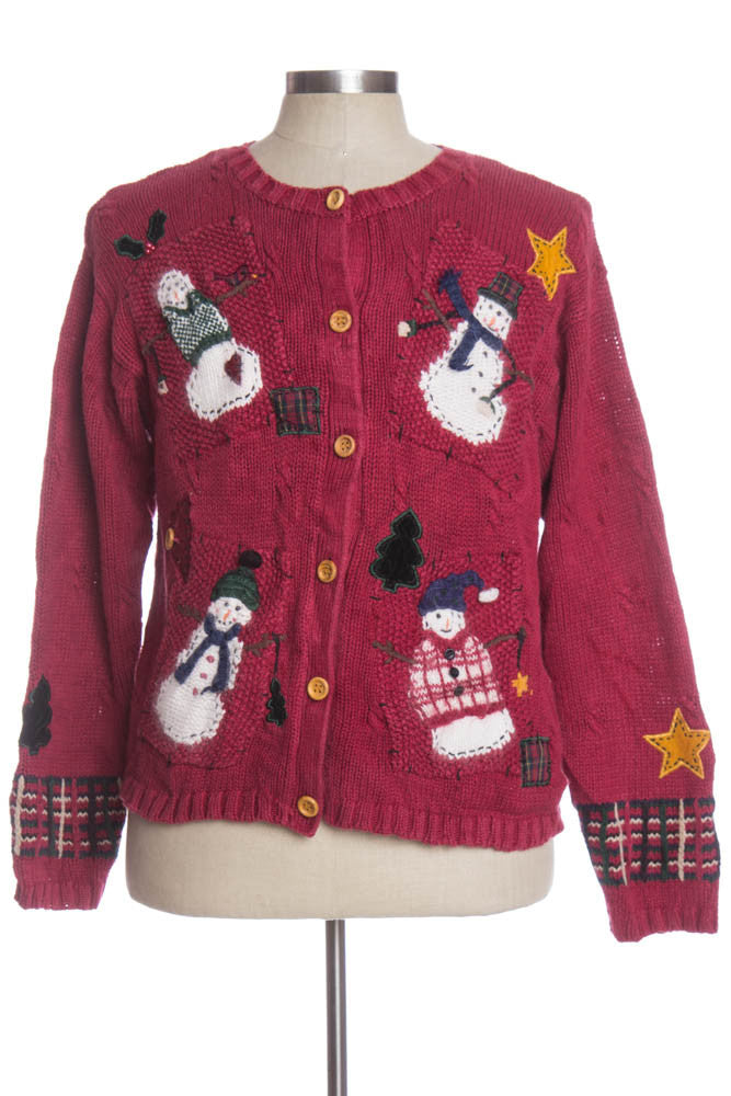 Red Ugly Christmas Cardigan 34181