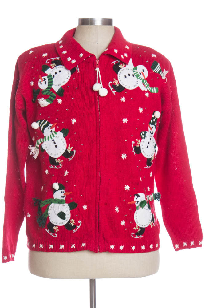 Red Ugly Christmas Cardigan 34263