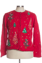 Red Ugly Christmas Cardigan 34316