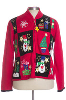 Red Ugly Christmas Cardigan 34340