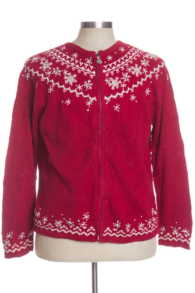 Red Ugly Christmas Cardigan 34350