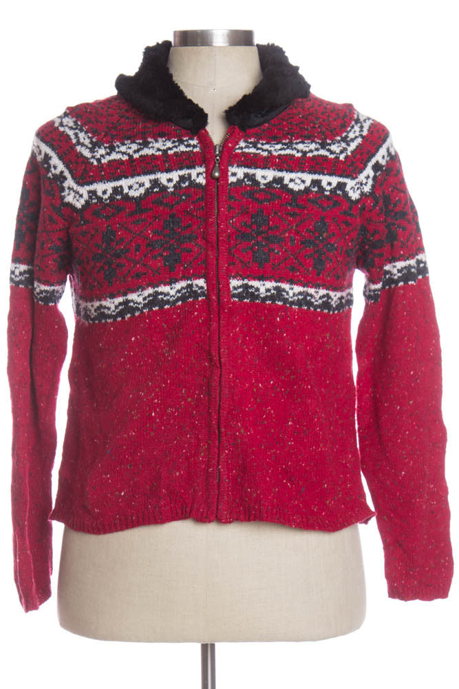 Red Ugly Christmas Cardigan 34361