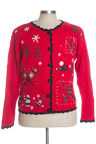 Red Ugly Christmas Cardigan 34363
