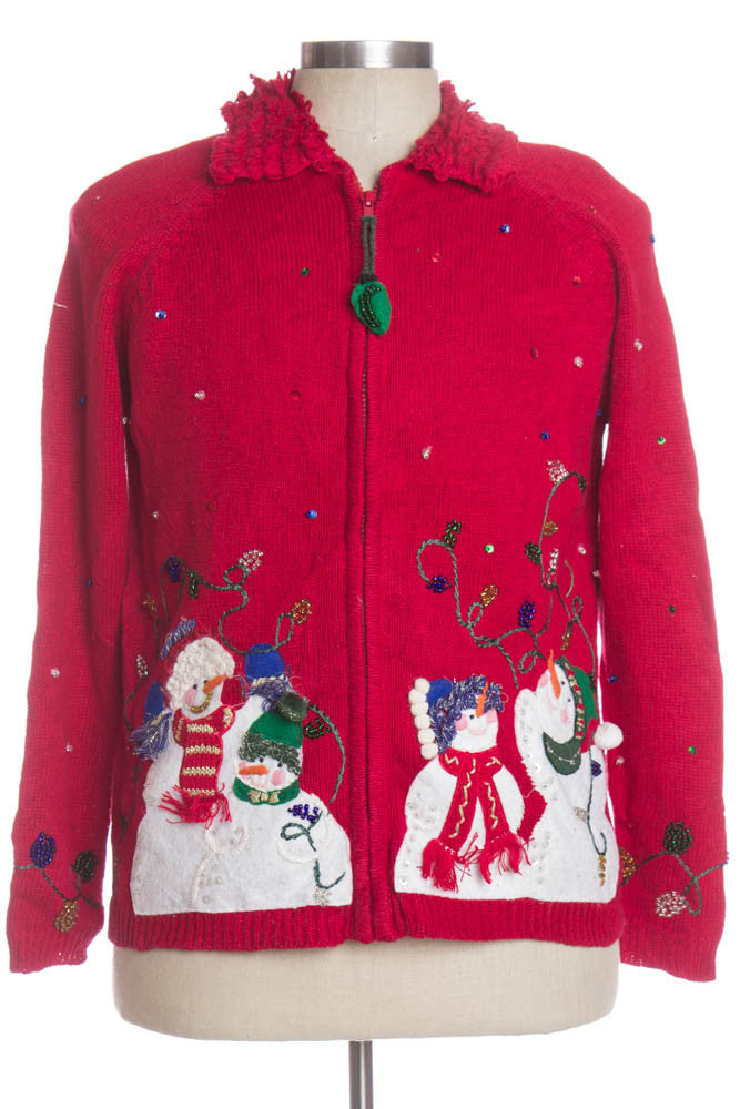 Red Ugly Christmas Cardigan 34364