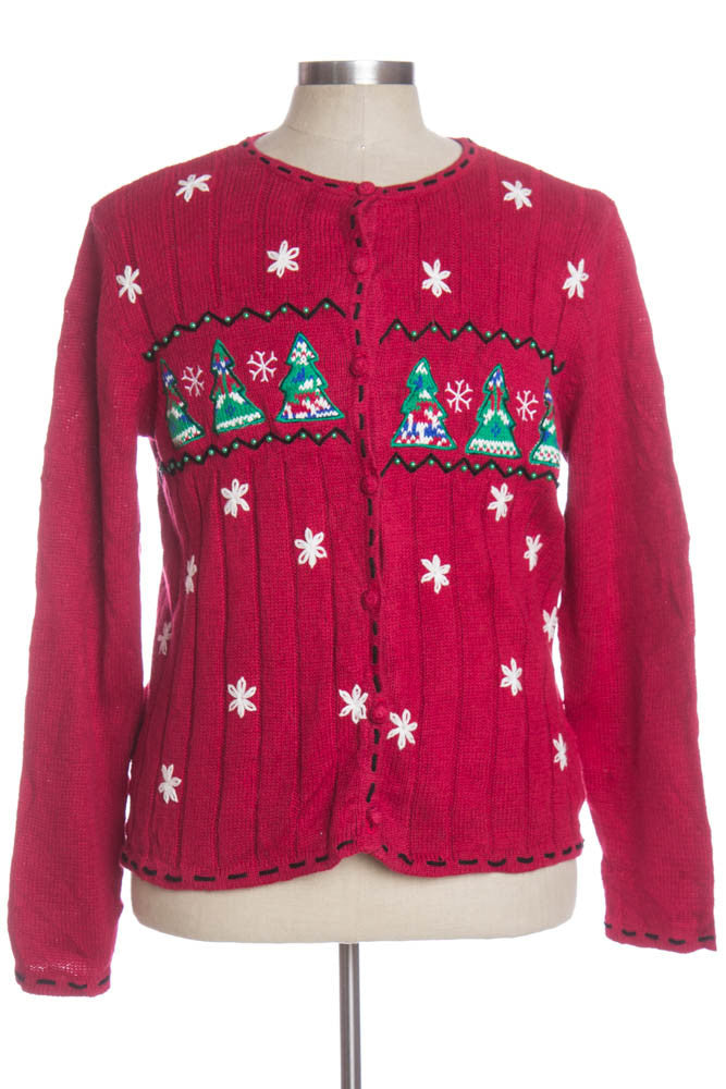 Red Ugly Christmas Cardigan 34368