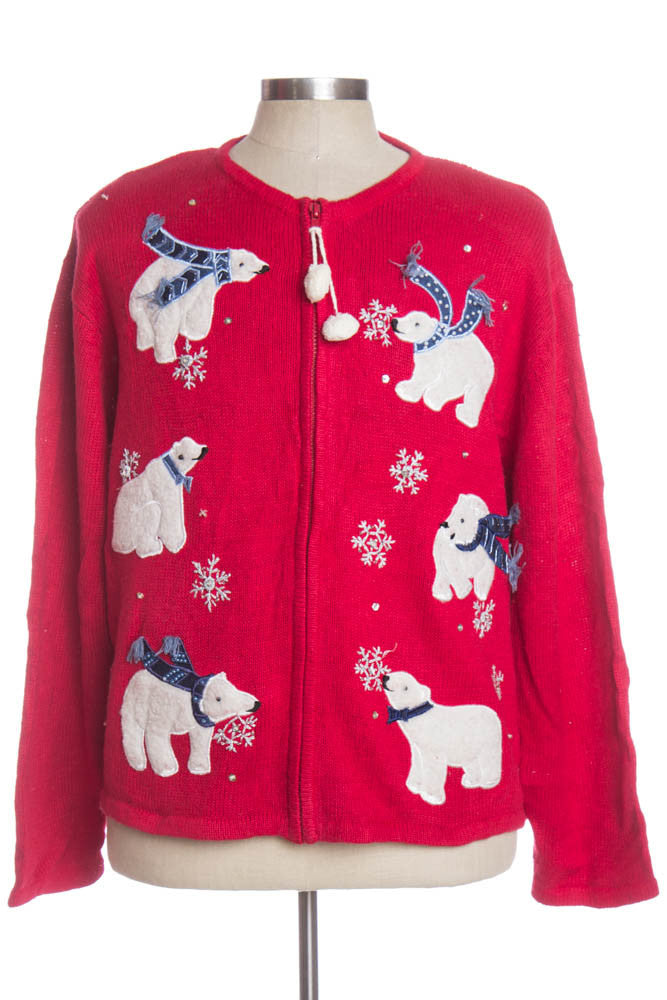 Red Ugly Christmas Cardigan 34388