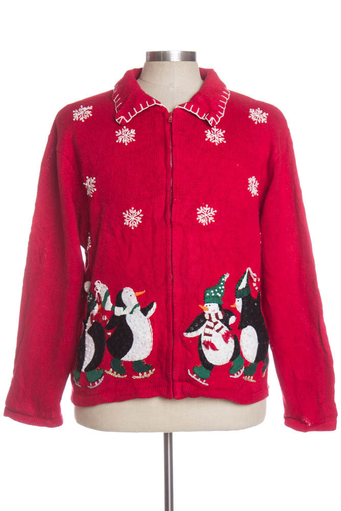 Red Ugly Christmas Cardigan 34402