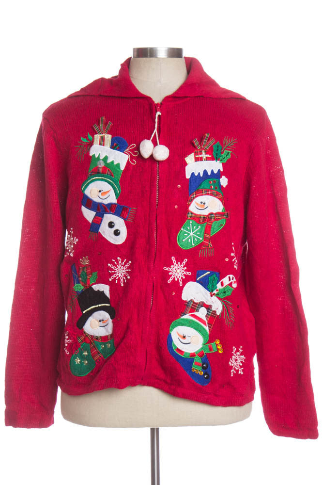 Red Ugly Christmas Cardigan 34417