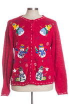 Red Ugly Christmas Cardigan 34419
