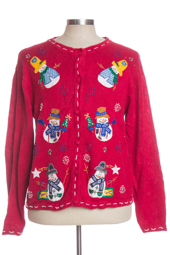 Red Ugly Christmas Cardigan 34419