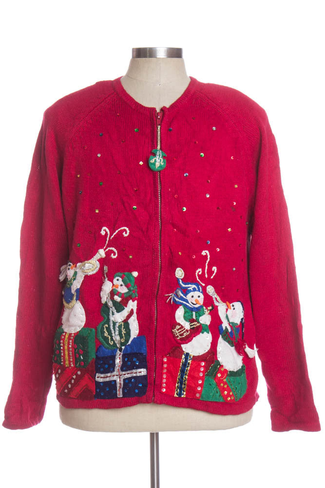 Red Ugly Christmas Cardigan 34422