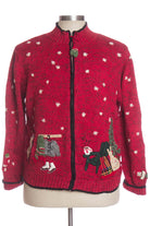 Red Ugly Christmas Cardigan 34424