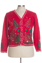 Red Ugly Christmas Cardigan 34445
