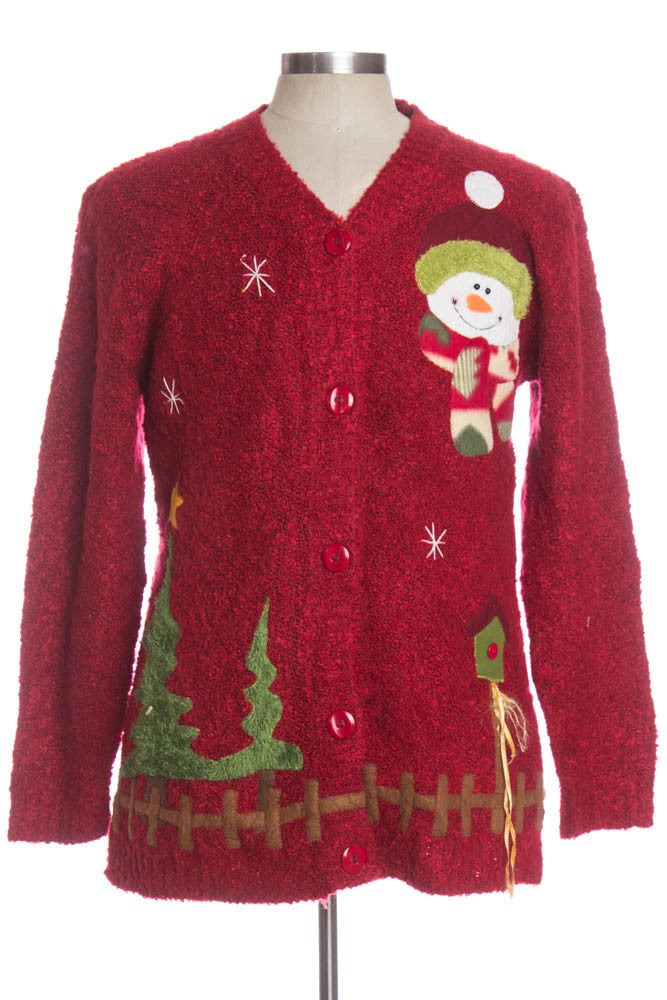 Red Ugly Christmas Cardigan 34450
