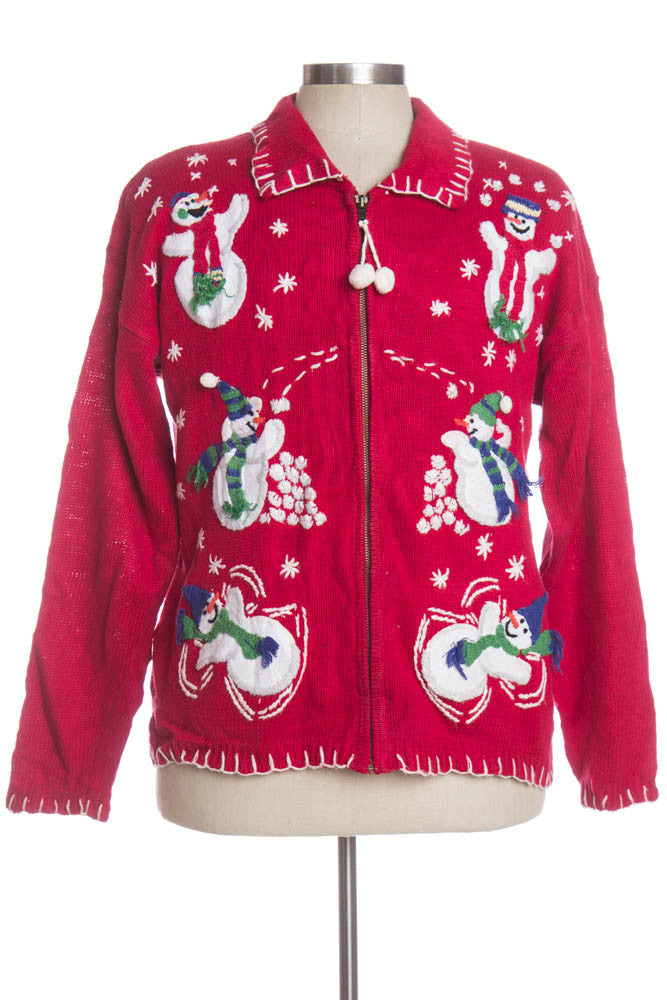 Red Ugly Christmas Cardigan 34475