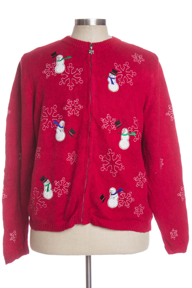 Red Ugly Christmas Cardigan 34479