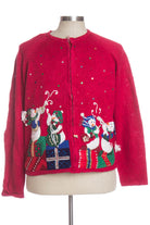 Red Ugly Christmas Cardigan 34491