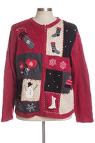 Red Ugly Christmas Cardigan 34569