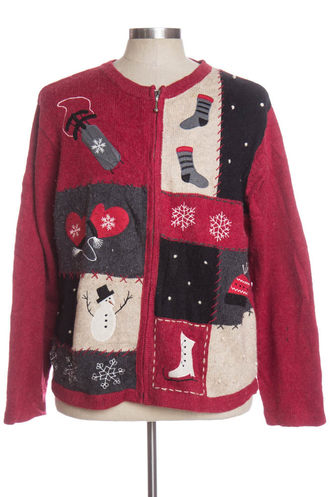 Red Ugly Christmas Cardigan 34569