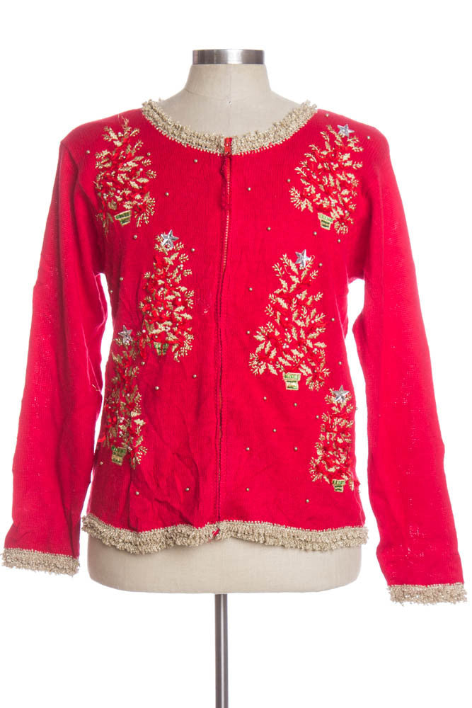 Red Ugly Christmas Cardigan 34570