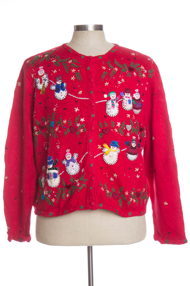 Red Ugly Christmas Cardigan 34623