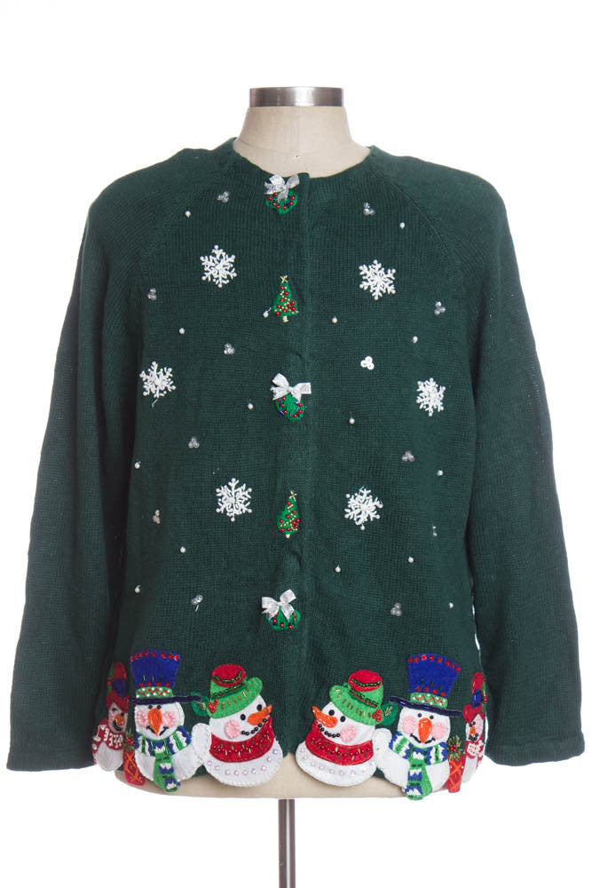 Green Ugly Christmas Cardigan 34657