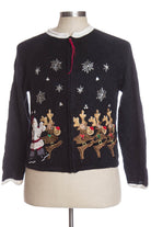 Black Ugly Christmas Cardigan 34699