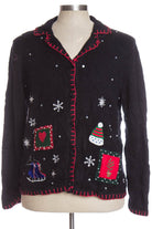 Black Ugly Christmas Cardigan 34703