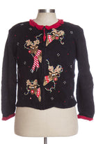 Black Ugly Christmas Cardigan 34728