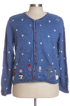 Blue Ugly Christmas Cardigan 34762