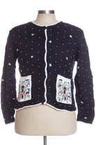 Blue Ugly Christmas Cardigan 34774
