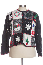 Black Ugly Christmas Cardigan 34803