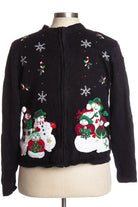 Black Ugly Christmas Cardigan 34805