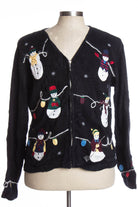 Black Ugly Christmas Cardigan 34824