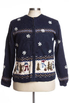 Blue Ugly Christmas Cardigan 34846