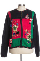 Black Ugly Christmas Cardigan 34876