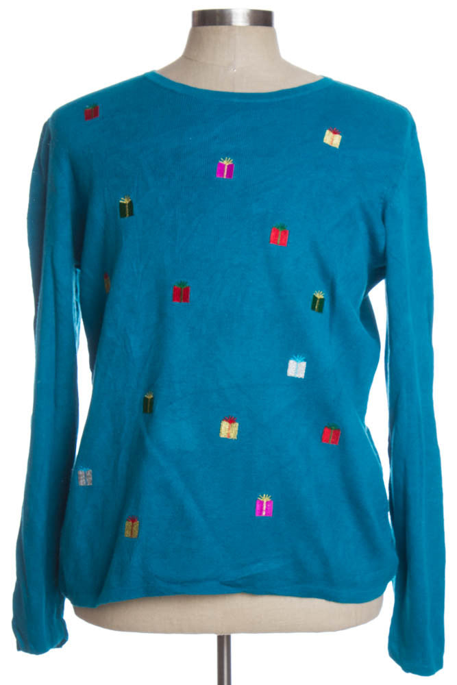 Blue Ugly Christmas Pullover 34937