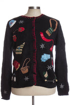 Black Ugly Christmas Cardigan 34960