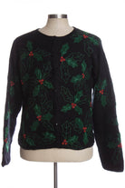 Black Ugly Christmas Cardigan 35012