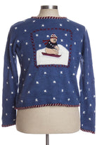 Blue Ugly Christmas Pullover 35033