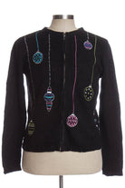 Black Ugly Christmas Cardigan 35040