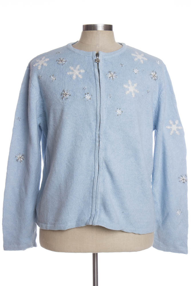 Blue Ugly Christmas Cardigan 35063