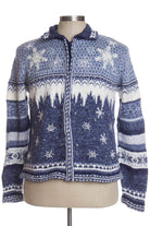 Blue Ugly Christmas Cardigan 35073
