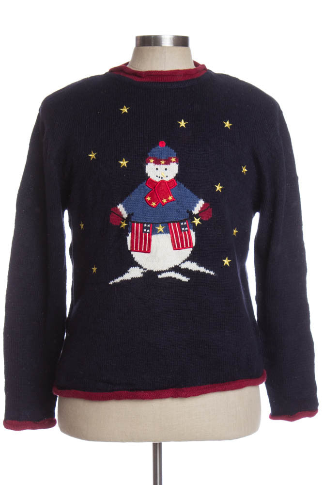 Blue Ugly Christmas Pullover 35104