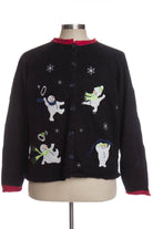 Black Ugly Christmas Cardigan 35109