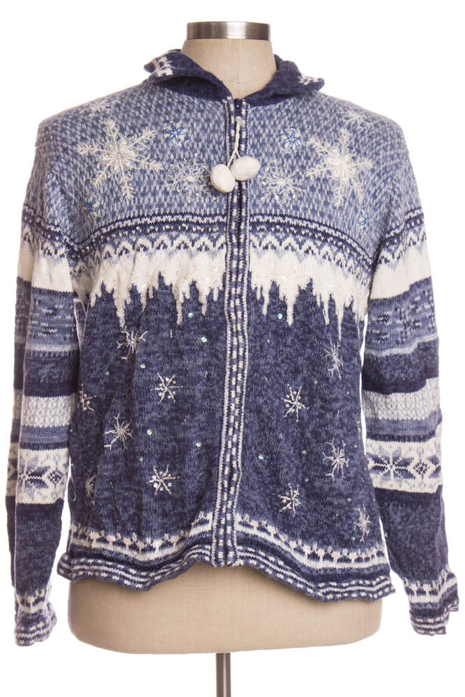 Blue Ugly Christmas Cardigan 35149